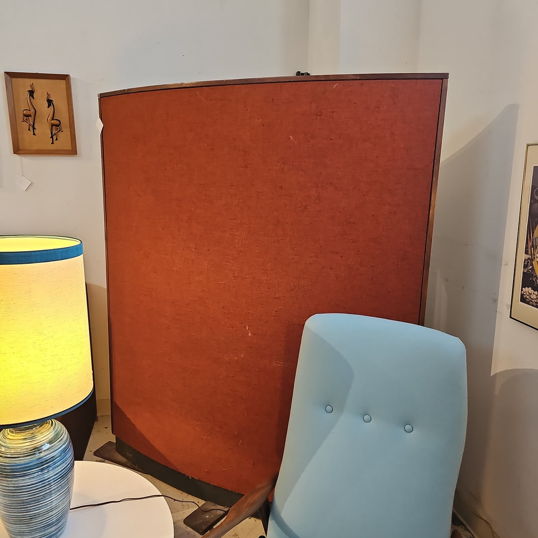 Mid Century Double Sided Curved Screen