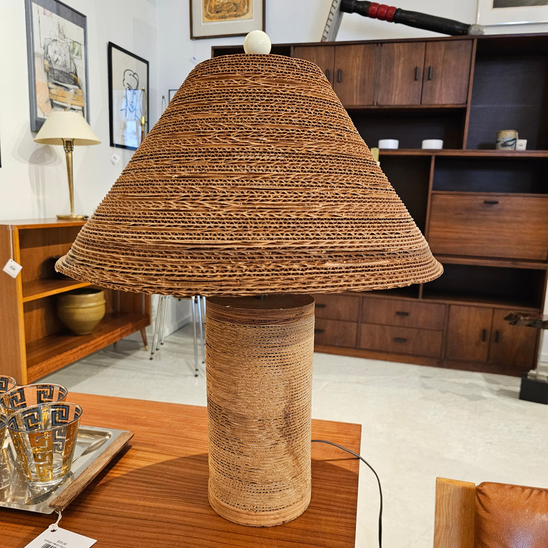 Gregory Van Pelt Cardboard Table Lamp