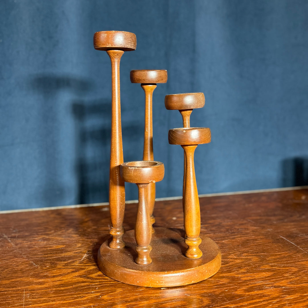 Wood Candleholder