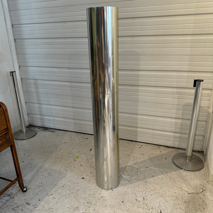 Cylindrical Chrome Lamp as-is