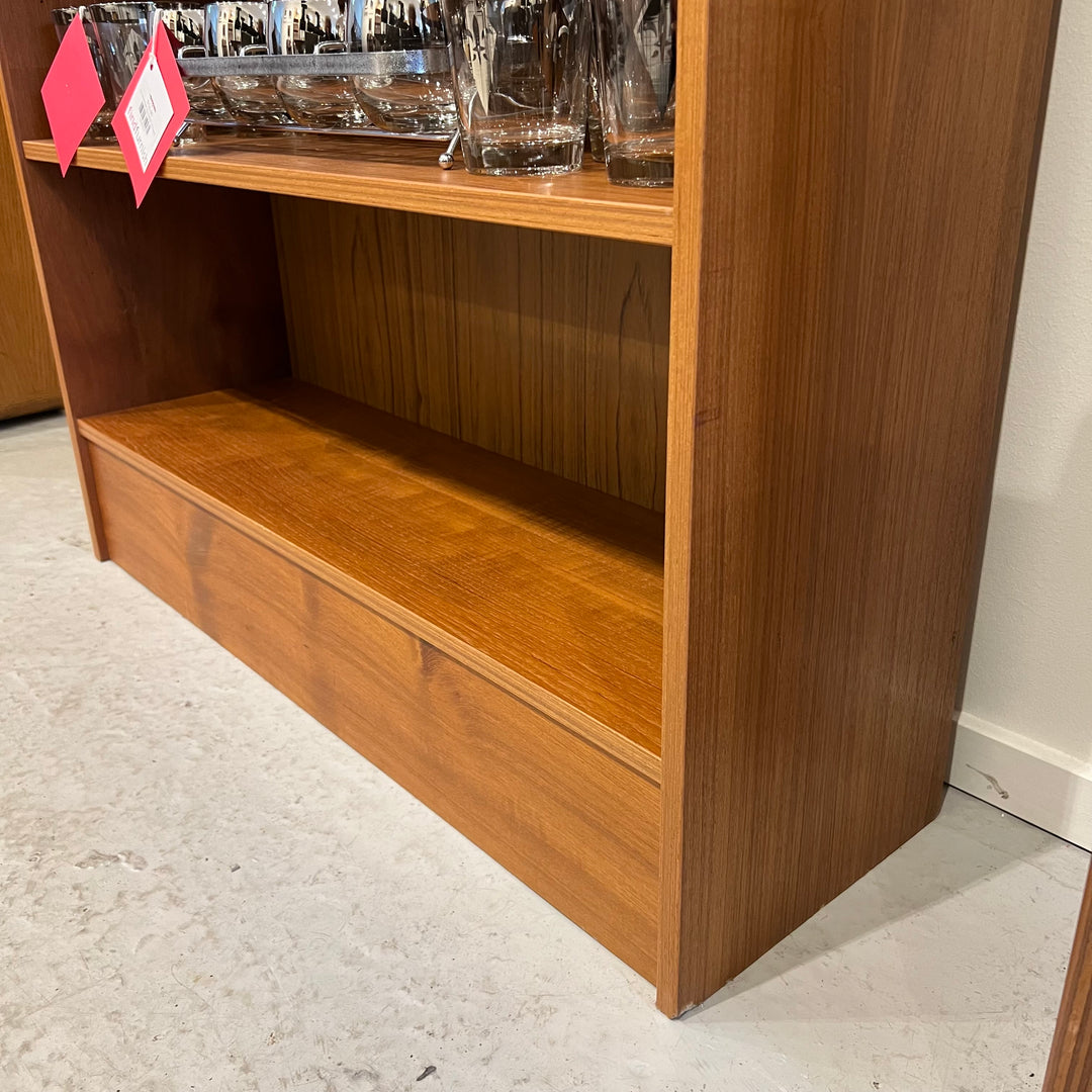 74” Danish Teak Bookcase