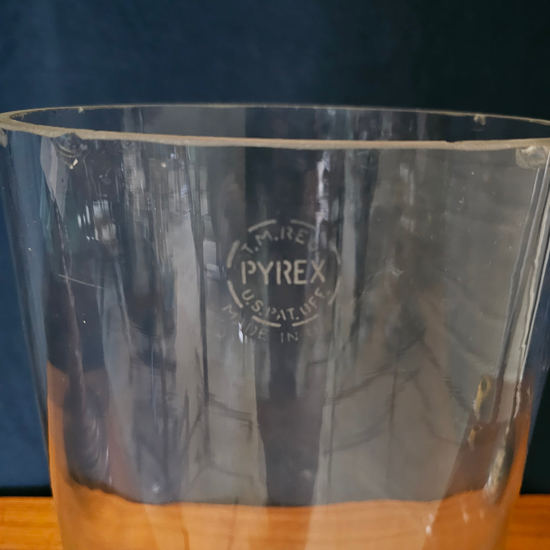 Vtg Large Pyrex Cylindrical Vessel