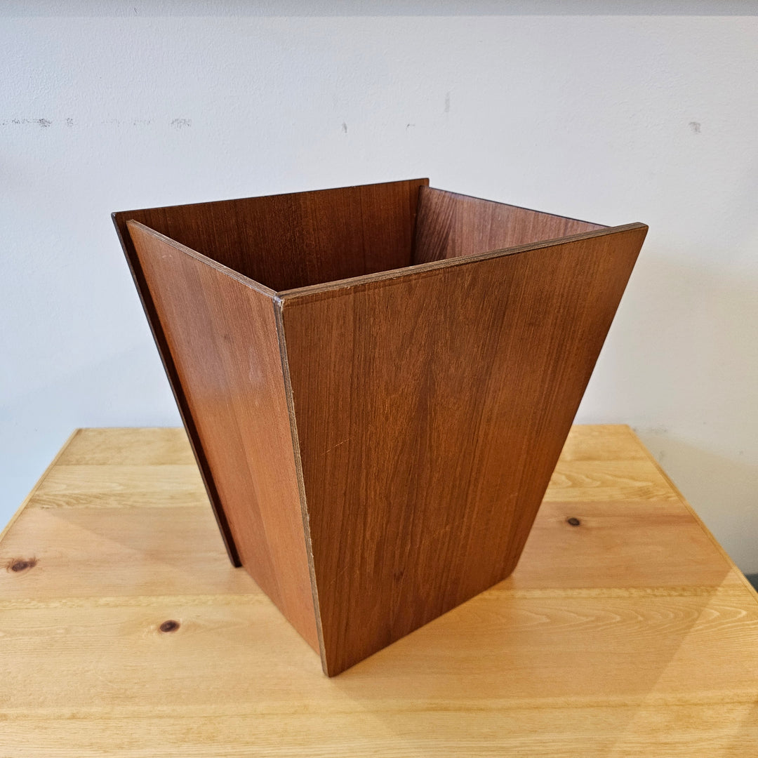 Danish Teak Waste Basket