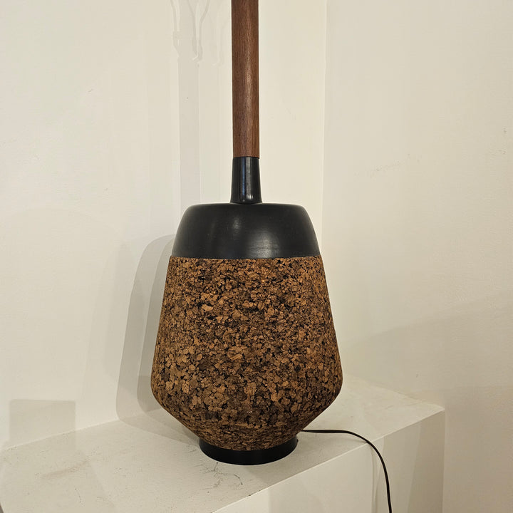 Tall Cork Table Lamp