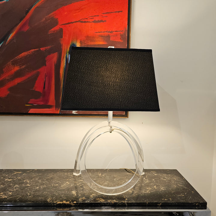 Herb Ritts Sr. "Pretzel" Lucite Table Lamp for Astrolite