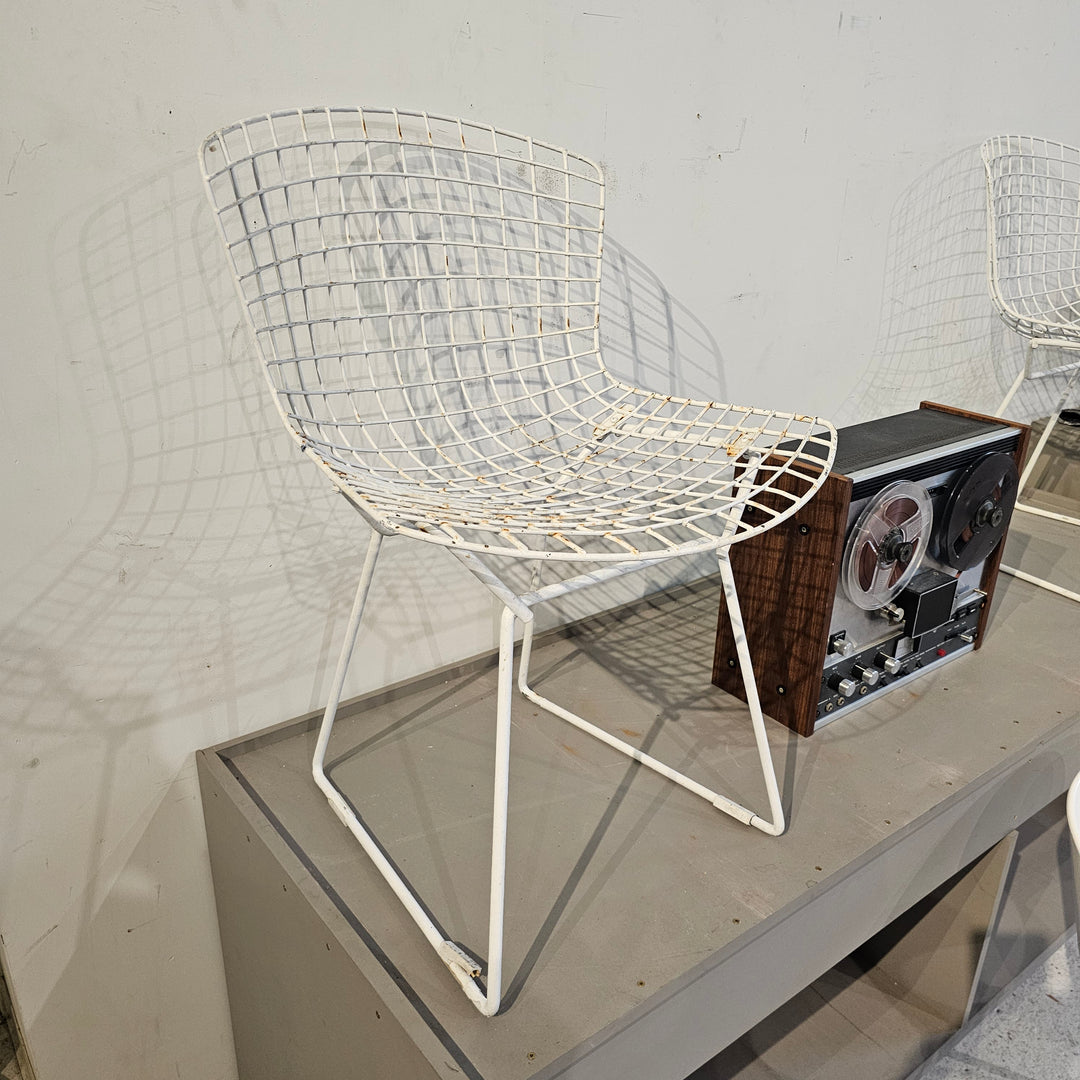 White Bertoia Chair