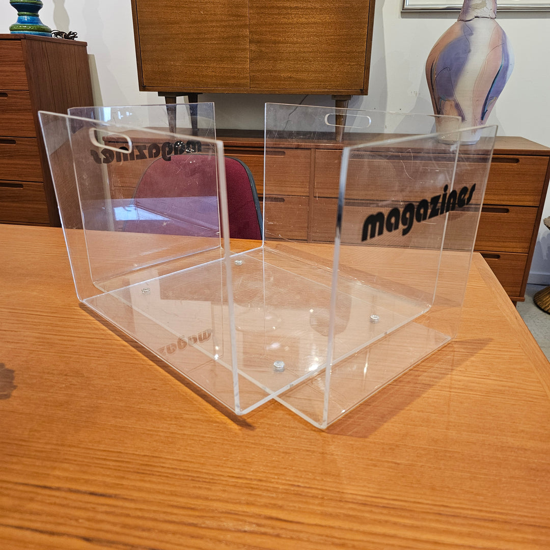 Acrylic Magazine Holder