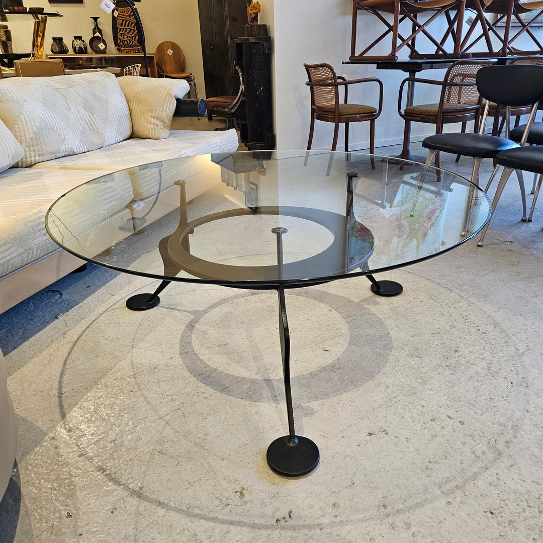 Custom Steel & Glass Coffee Table