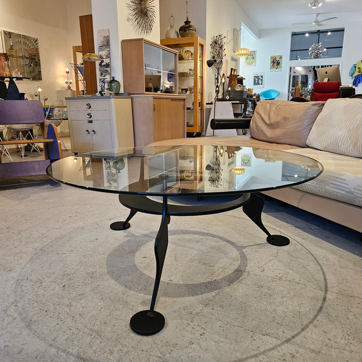 Custom Steel & Glass Coffee Table