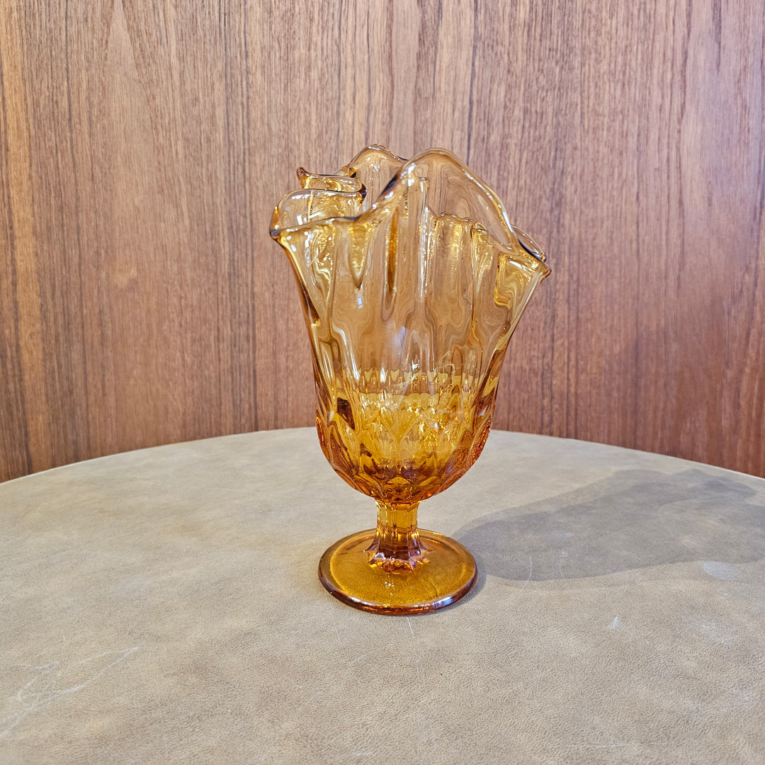 Fenton Swung Glass Vase