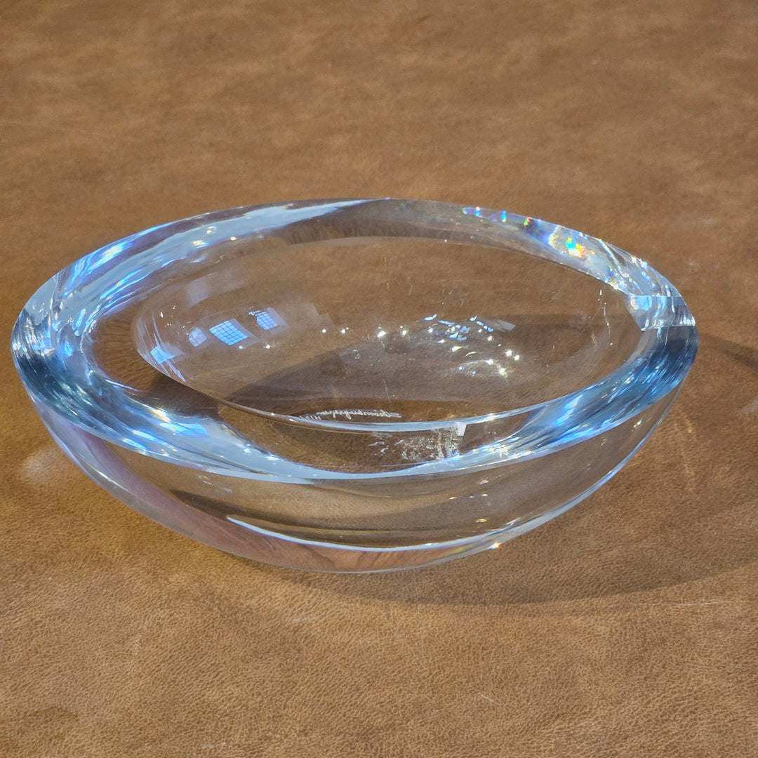 Swedish Glass Ashtray (signed)