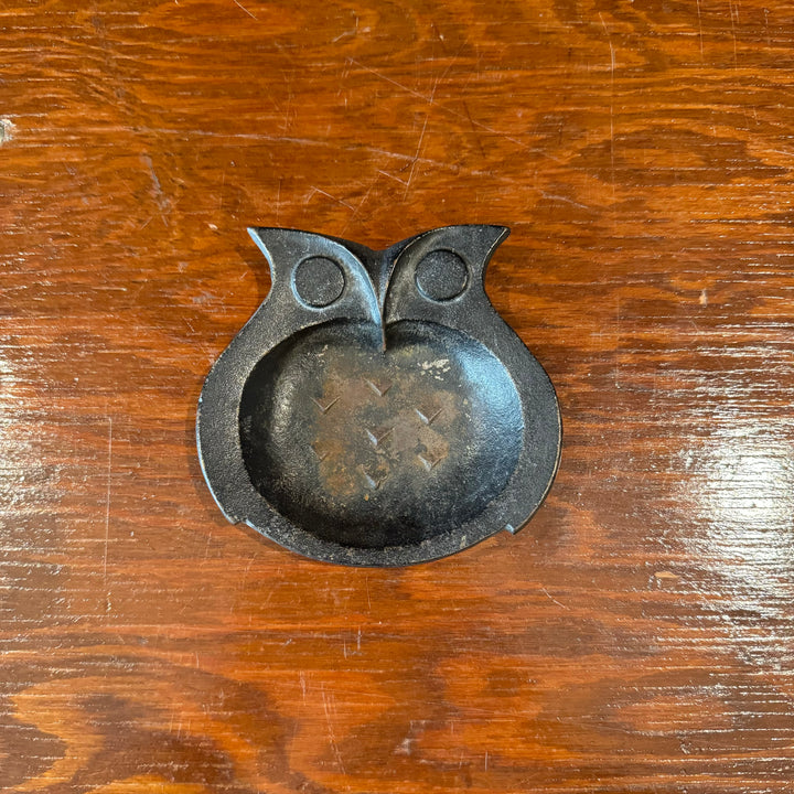 Cast Iron Owl Trinket Dish