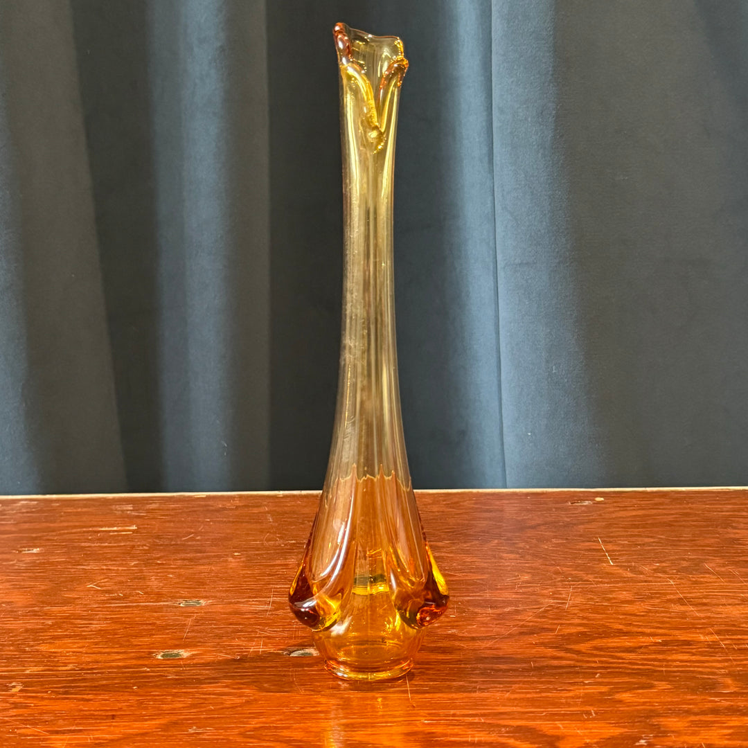 Viking Glass Drape Swing Vase