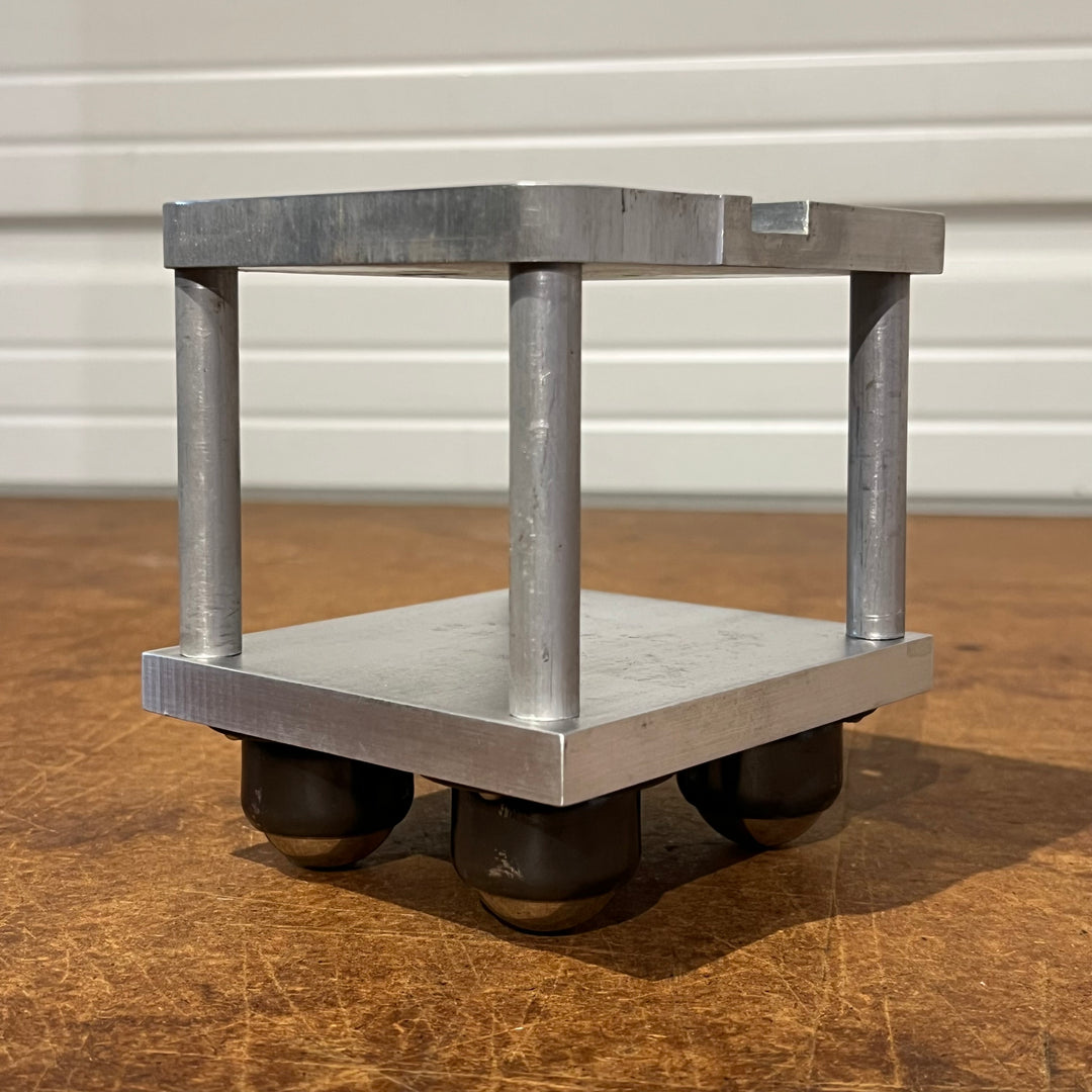 Tiny Industrial Aluminum Stand w/Bearing Casters