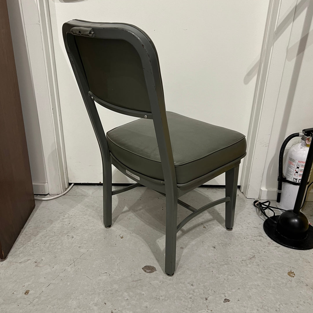 Vintage Chromcraft Metal Tanker Side Chair