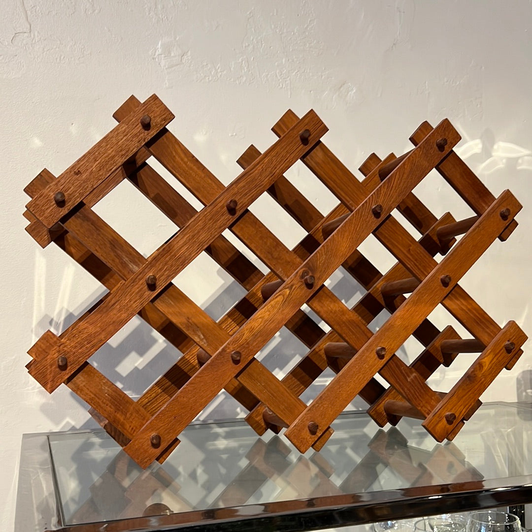 Gailstyn Teak Wine Rack